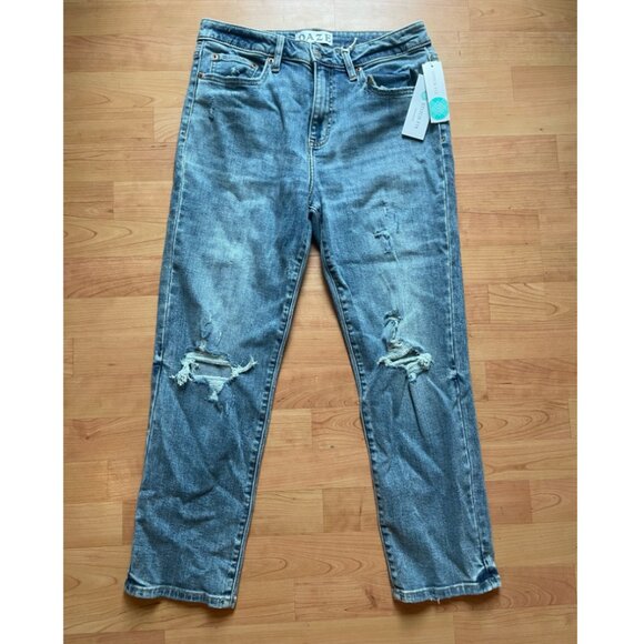 Daze High Rise Distressed Jeans - Picture 1 of 4